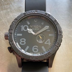 Nixon 51-30 Tide watch Gunmetal and Polyurethane